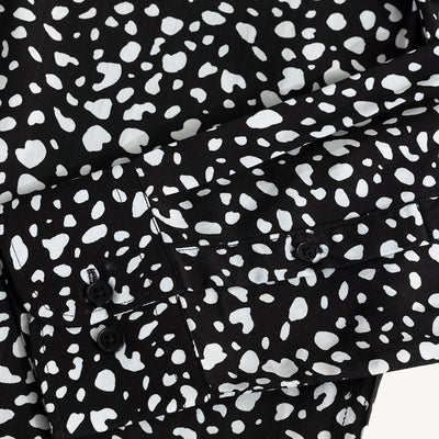 Dispersed Dot Black Shirt