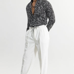 Dispersed Dot Black Shirt