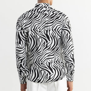 Zebra Wave White Shirt