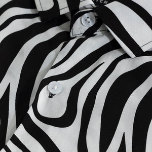 Zebra Wave White Shirt