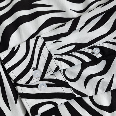 Zebra Wave White Shirt