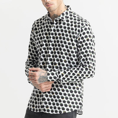 Dot Dazzle Black Shirt