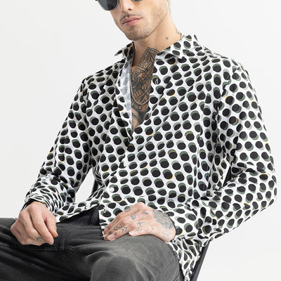 Dot Dazzle Black Shirt