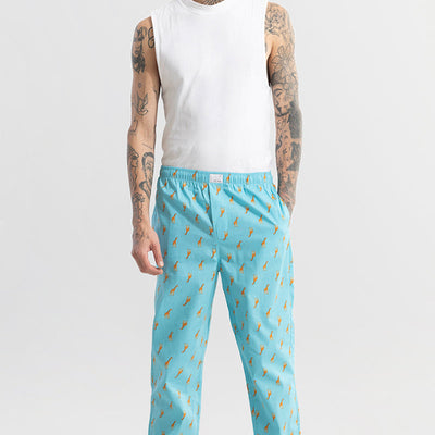 Giraffe Print Blue Pyjama