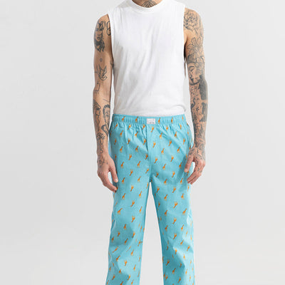 Giraffe Print Blue Pyjama