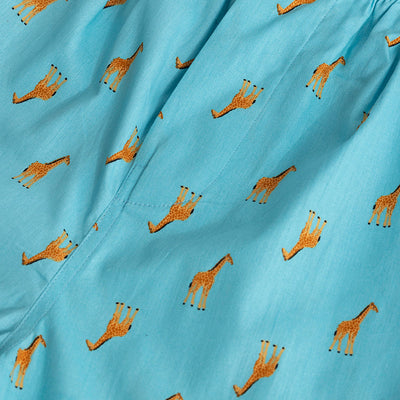 Giraffe Print Blue Pyjama