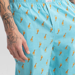 Giraffe Print Blue Pyjama