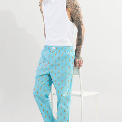 Giraffe Print Blue Pyjama