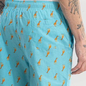 Giraffe Print Blue Pyjama