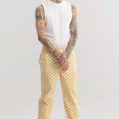 Dice Print Yellow Pyjama