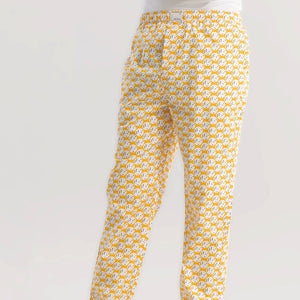 Dice Print Yellow Pyjama