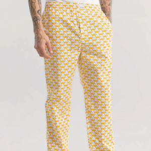 Dice Print Yellow Pyjama