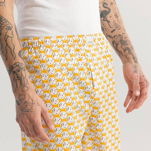 Dice Print Yellow Pyjama