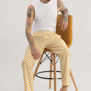 Dice Print Yellow Pyjama