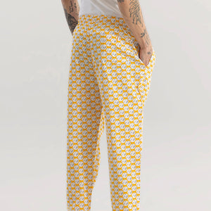 Dice Print Yellow Pyjama