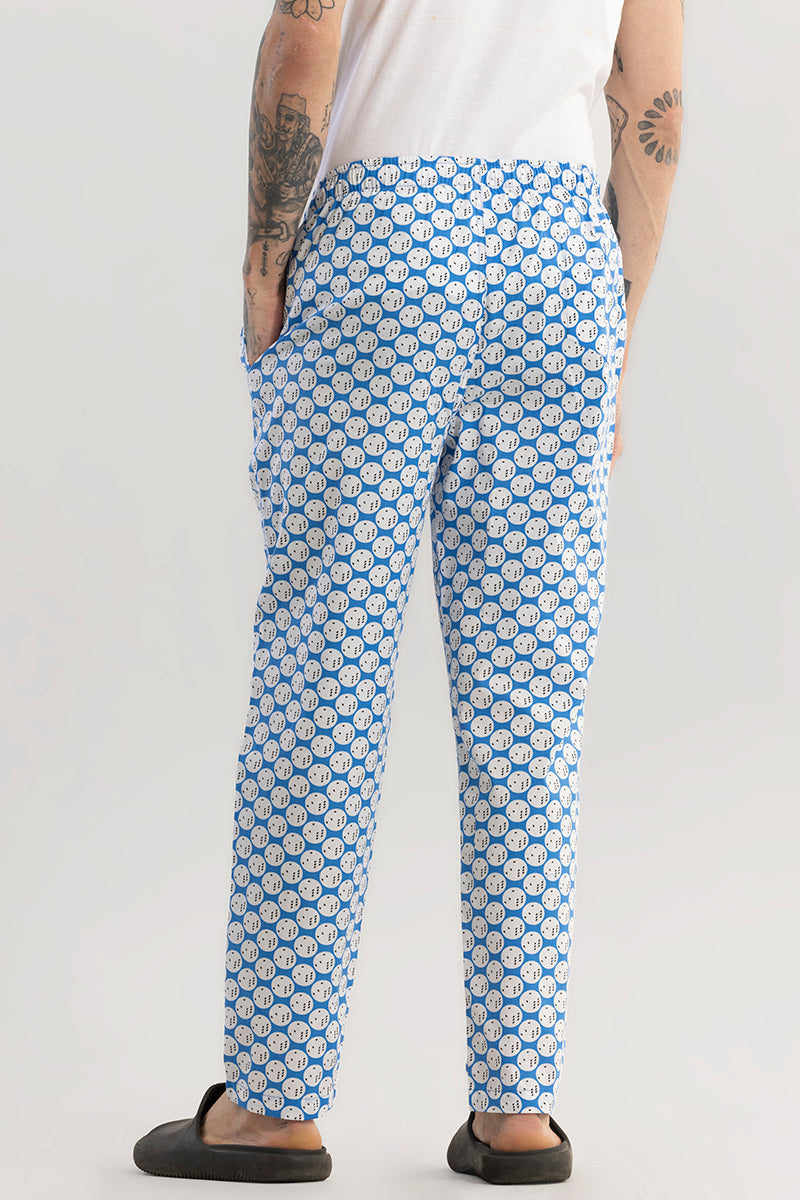 Dice Print Blue Pyjama