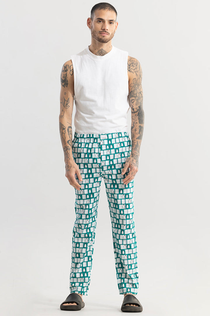 Penguin Print Green Pyjama