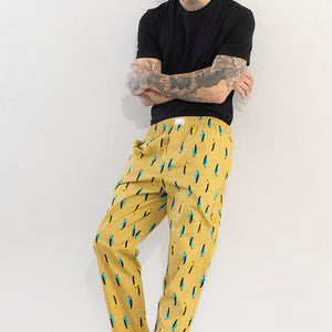 Penquin Print Yellow Pyjama