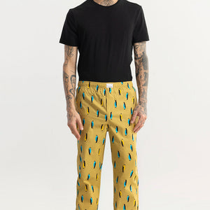 Penquin Print Yellow Pyjama
