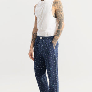 Urban Print Navy Pyjama