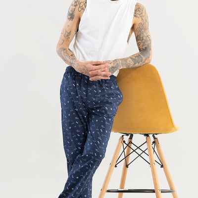 Urban Print Navy Pyjama