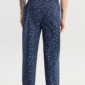 Urban Print Navy Pyjama