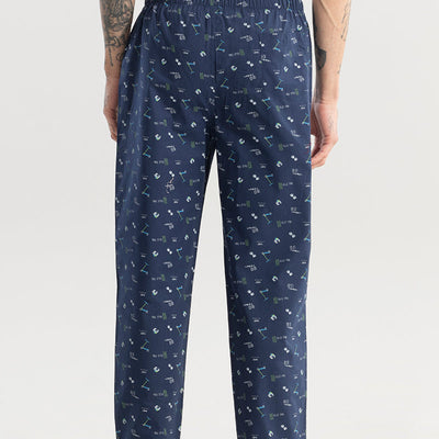 Urban Print Navy Pyjama