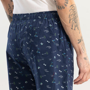 Urban Print Navy Pyjama