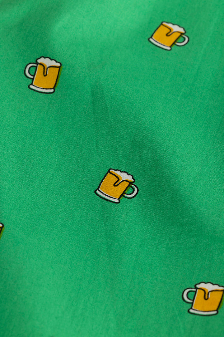 Beer Print Green Pyjama