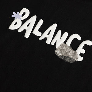 Balance Black Oversized T-Shirt