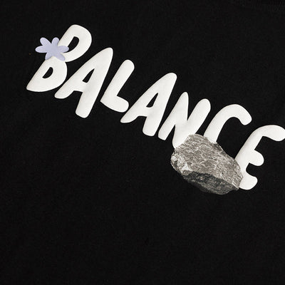 Balance Black Oversized T-Shirt