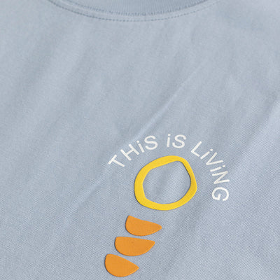 This Is Living Blue Oversized T-Shirt
