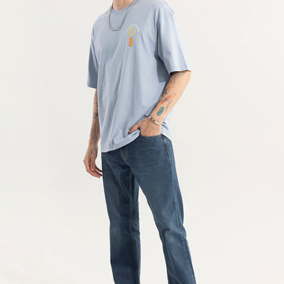 This Is Living Blue Oversized T-Shirt
