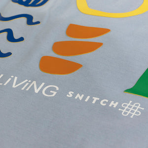This Is Living Blue Oversized T-Shirt