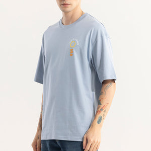 This Is Living Blue Oversized T-Shirt