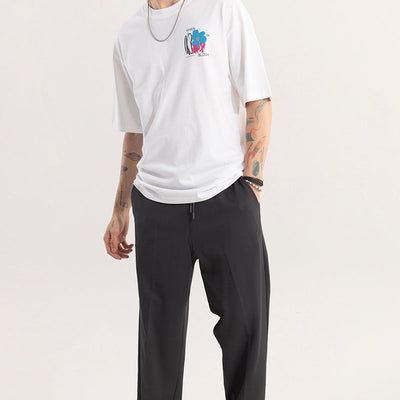 When In Bloom White Oversized T-Shirt