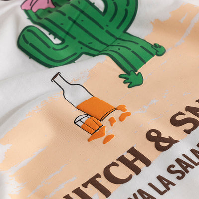 Nights In Pacos White Oversized T-Shirt