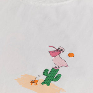 Nights In Pacos White Oversized T-Shirt