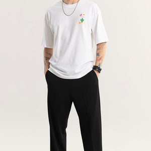 Nights In Pacos White Oversized T-Shirt