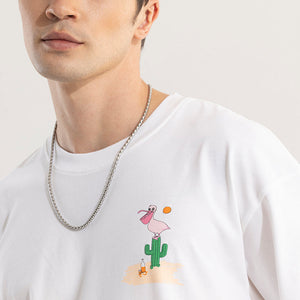 Nights In Pacos White Oversized T-Shirt