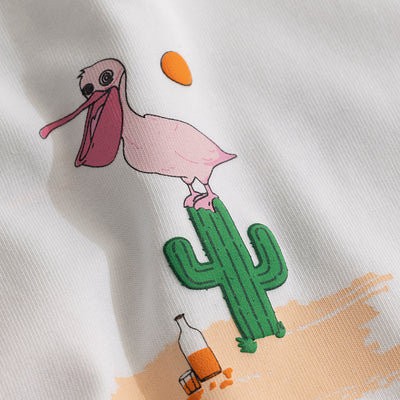 Nights In Pacos White Oversized T-Shirt