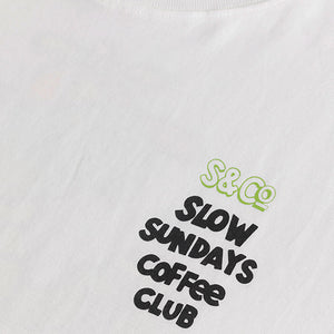 Slow Sundays White Oversized T-Shirt