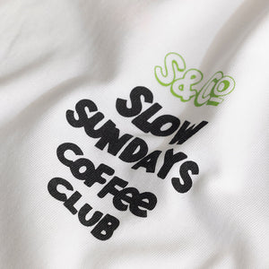 Slow Sundays White Oversized T-Shirt
