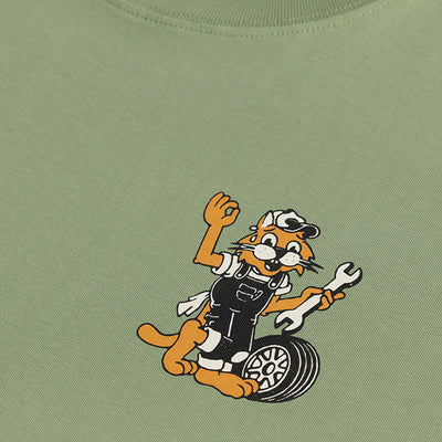 Worn Out Customs Green Oversized t-Shirt