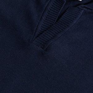 EliteEdge Navy Full Sleeve Polo