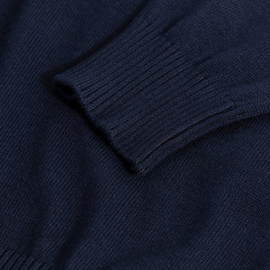 EliteEdge Navy Full Sleeve Polo