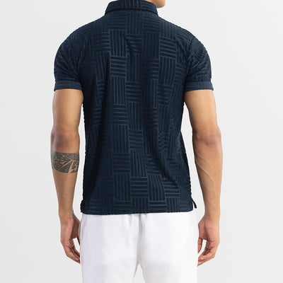 Quintet Navy Polo T-Shirt