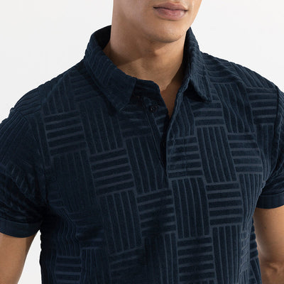 Quintet Navy Polo T-Shirt