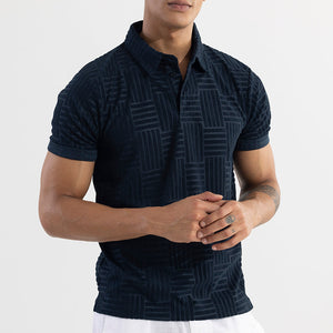 Quintet Navy Polo T-Shirt