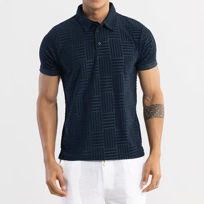 Quintet Navy Polo T-Shirt